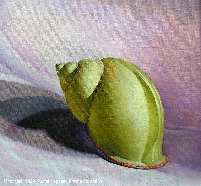 Moonshell, 1939. Pastel on paper. Private Collection.