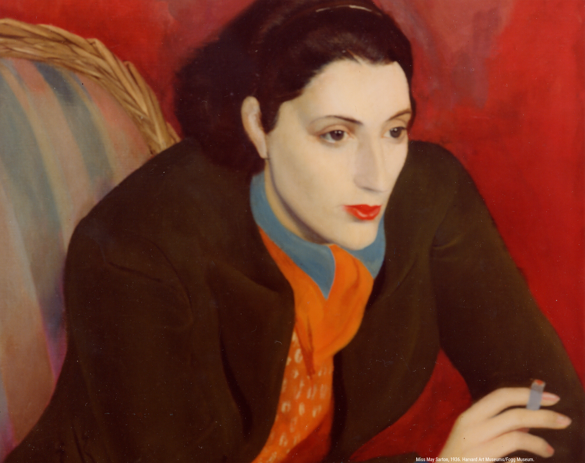 Miss May Sarton, 1936. Harvard Art Museums/Fogg Museum.
